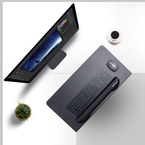StarTech.com Clamp-On Steel Desk Corner Sleeve for L-Shaped/Corner Desk, For 0.5-1.5in (12.7-38.1mm) Desks, Increase Space for Keyboard/Mouse, Desk Extender/Tray For Wooden/Steel Desks, Ships Assembled