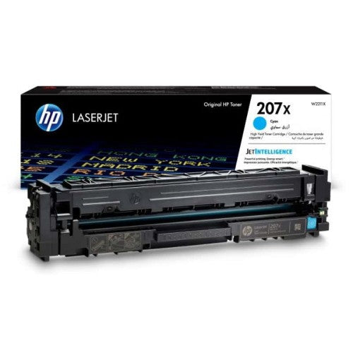 HP W2211X/207X Toner cartridge cyan high-capacity, 2.45K pages ISO/IEC 19752 for HP M 283
