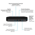 HP Elite 800 G9 Intel® Core™ i7 i7-12700T 16 GB DDR5-SDRAM 512 GB SSD Windows 11 Pro Mini PC Black