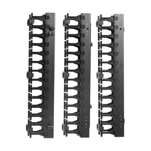 Tripp Lite SRCABLEVRT3 SmartRack 3-in. (7.62 cm) Wide High Capacity Vertical Cable Manager - Double finger duct