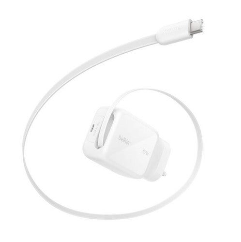 Belkin WCH022MYWH mobile device charger Universal White AC Fast charging Indoor