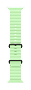 Apple Black Titanium Finish Band Green Fluoroelastomer, Titanium