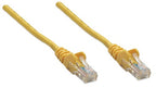Intellinet Network Patch Cable, Cat5e, 1m, Yellow, CCA, U/UTP, PVC, RJ45, Gold Plated Contacts, Snagless, Booted, Lifetime Warranty