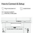 HP LaserJet Pro 4113dw Black and white Printer, Ethernet Only; Copier, Scanner; Duplex
