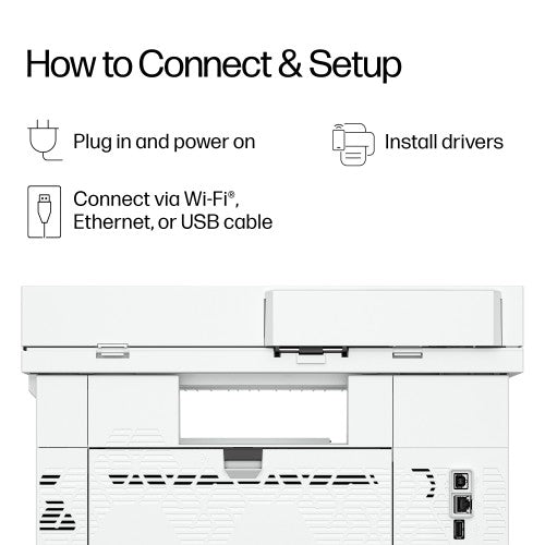 HP LaserJet Pro 4113dw Black and white Printer, Ethernet Only; Copier, Scanner; Duplex