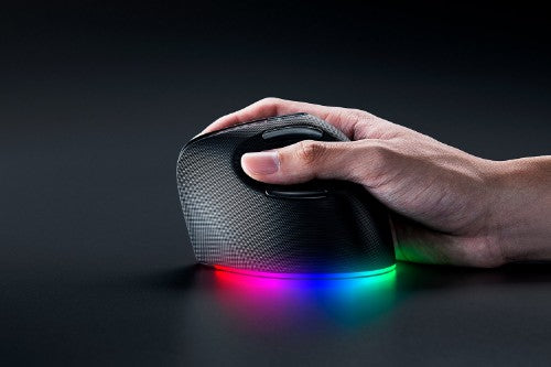 Razer Pro Click V2 Vertical mouse Universal Right-hand RF Wireless + Bluetooth + USB Type-C Optical 30000 DPI