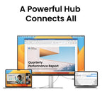 BenQ MA270U computer monitor 68.6 cm (27") 3840 x 2160 pixels 4K Ultra HD White