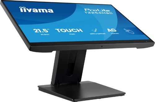 iiyama 21.5” Optical Bonded PCAP 10pt touchscreen monitor featuring IPS panel technology, Anti Glare coating, active stylus support (MPP 2.0) and edge-to-edge glass