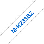 Brother MK-233BZ DirectLabel blue on white 12mm x 8m for Brother P-Touch M 9-12mm
