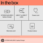 HP 65W GaN USB-C Laptop Charger