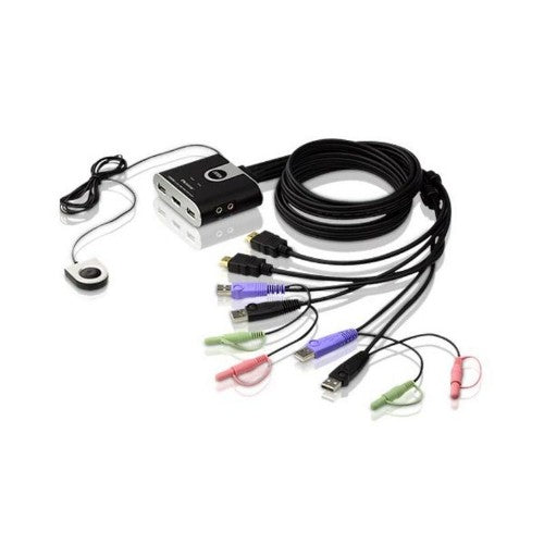 ATEN CS692 KVM switch Black