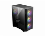 MSI MAG Forge M100R Micro Tower Black, Transparent