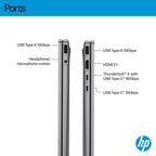 HP OmniBook X FlipNGAI 14-fm0005na Copilot+ PC Intel Core Ultra 5 226V Hybrid (2-in-1) 35.6 cm (14") Touchscreen 2K 16 GB LPDDR5x-SDRAM 512 GB SSD Wi-Fi 7 (802.11be) Windows 11 Home Silver