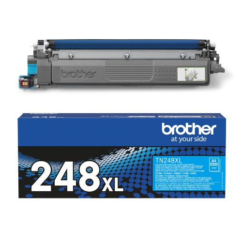 Brother TN-248XLC Toner-kit cyan high-capacity, 2.3K pages ISO/IEC 19752 for Brother DCP-L 3500/HL-L 8200/MFC-L 8300