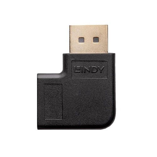Lindy DisplayPort 1.4 Left Angled Adapter