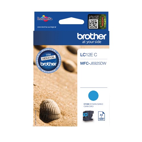 Brother LC-12EC Ink cartridge cyan, 1.2K pages ISO/IEC 24711 for Brother MFC-J 6925