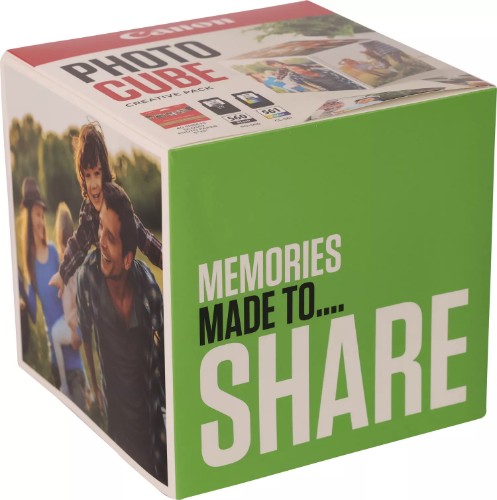 Canon 3713C014/PG-560+CL-561 Printhead cartridge multi pack black + color Cube white green +PP201 40 sheet 13x13cm 7,5ml + 8,3ml Pack=2 for Canon Pixma TS 5350