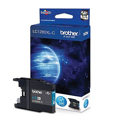 Brother LC-1280XLC Ink cartridge cyan high-capacity, 1.2K pages ISO/IEC 24711 for Brother MFC-J 6510