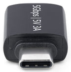 StarTech.com USB-C to USB-A Adapter, USB 5Gbps, Compact USB-C Male to USB-A Female Adapter, Durable Metal Housing, M/F