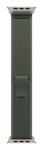 Apple 49mm Green Trail Loop - S/M - Natural Titanium Finish