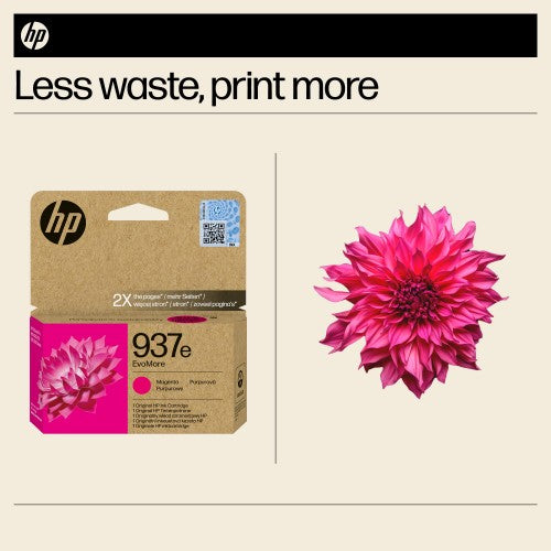 HP 4S6W7NE/937E Printhead cartridge magenta Evomore, 1.65K pages ISO/IEC 19752 for HP OJ Pro 9100/e