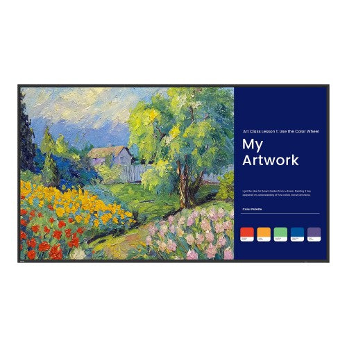 BenQ SL6504 Smart Signage Display Digital signage flat panel 165.1 cm (65") LCD 500 cd/m² 4K Ultra HD Black Built-in processor Android