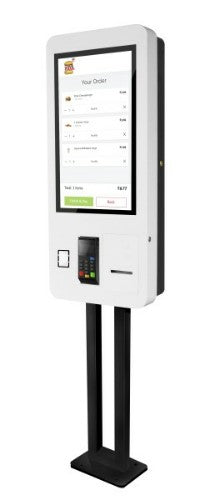 Allsee Technologies SO22B Signage Display Kiosk design 55.9 cm (22") Wi-Fi 250 cd/m² Full HD White Touchscreen Built-in processor