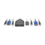Tripp Lite B032-VU2 2-Port USB/VGA Cable KVM Switch with Cables and USB Peripheral Sharing