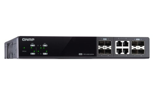 QNAP QSW-M804-4C network switch Managed 10G Ethernet (100/1000/10000) Black