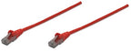 Intellinet Network Patch Cable, Cat6, 10m, Red, CCA, U/UTP, PVC, RJ45, Gold Plated Contacts, Snagless, Booted, Lifetime Warranty