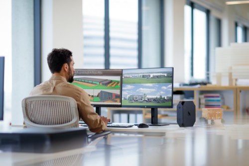 HP Z2 Mini G4 Intel® Core™ i7 i7-8700 16 GB DDR4-SDRAM 512 GB SSD NVIDIA® Quadro® P600 Windows 10 Pro Mini PC Workstation Black