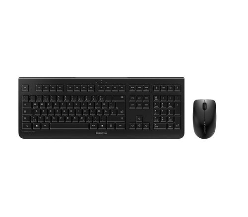 CHERRY DW 3000 keyboard Mouse included Universal RF Wireless QWERTZ German Black