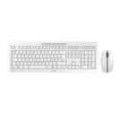 CHERRY Stream Desktop Recharge keyboard Mouse included Universal RF Wireless Nordic Grey