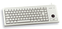 CHERRY G84-4400 TRACKBALL KEYBOARD Corded, USB, Light Grey, (QWERTY - UK)