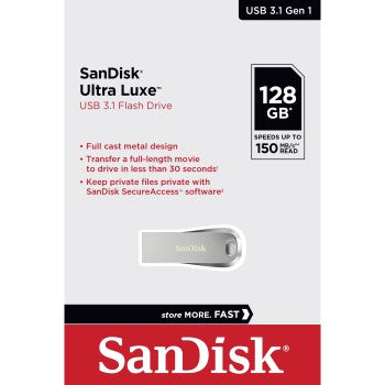 SanDisk 00183581 USB flash drive 128 GB USB Type-A 3.2 Gen 1 (3.1 Gen 1) Silver