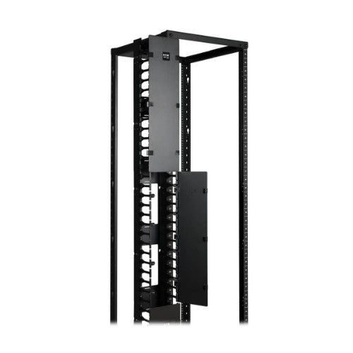 Tripp Lite SRCABLEVRT6 SmartRack 6-in. (15.24 cm) Wide High Capacity Vertical Cable Manager - Double finger duct with cover