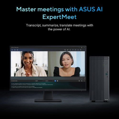 ASUS ExpertCenter P500 Mini Tower P500MV-05210H014X Intel Core 5 210H 16 GB DDR5-SDRAM 512 GB SSD Windows 11 Pro PC Grey