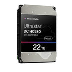 Western Digital Ultrastar DC HC580 internal hard drive 22 TB 7200 RPM 512 MB 3.5" Serial ATA