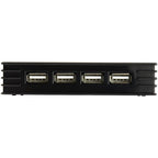StarTech.com 4 Port Black USB 2.0 Hub - TAA