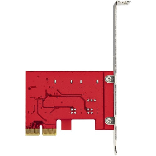 StarTech.com SATA PCIe Card - 2 Port PCIe SATA Expansion Card - 6Gbps - Full/Low Profile - PCI Express to SATA Adapter/Controller - ASM1062R SATA RAID - PCIe to SATA Converter - TAA