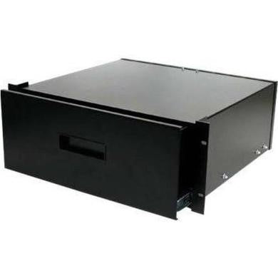 StarTech.com 4U Rack Mount Drawer - 55 lb (25 kg) - 4U Steel Storage Rack Drawer for 19" AV / Sever / Network Equipment Rack or Cabinet