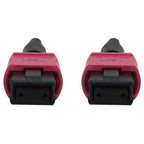Tripp Lite N845B-03M-12-MG 100G Multimode 50/125 OM4 Fiber Optic Cable (12F MTP/MPO-PC F/F), LSZH, Magenta, 3 m (9.8 ft.)
