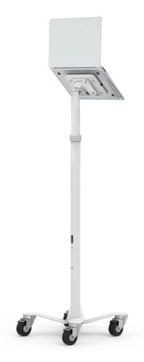 Compulocks Universal Invisible Mount Medical Rolling Cart White