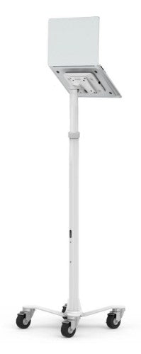 Compulocks Universal Invisible Mount Medical Rolling Cart White