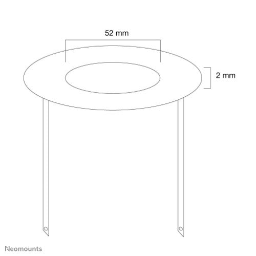 Neomounts FPMA-CRB5 Ceiling cover - diam. 52 mm