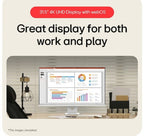 LG 32U721SA-W computer monitor 81.3 cm (32") 3840 x 2160 pixels 4K Ultra HD LED White
