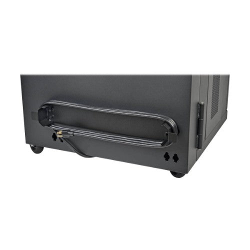 Tripp Lite CSHANDLEKIT Mobile Cart Conversion Kit with Handle, Casters and Power Cord Manager for Tablet/Chromebook Charging Stations