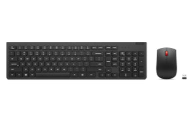 Lenovo 4X31N50717 keyboard Mouse included Universal RF Wireless Danish Black