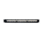 Tripp Lite N252-024 24-Port 1U Rack-Mount Cat6/Cat5 110 Patch Panel, 568B, RJ45 Ethernet, TAA