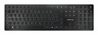 CHERRY KW 9100 SLIM keyboard Universal RF Wireless + Bluetooth QWERTY Portuguese Black, Grey